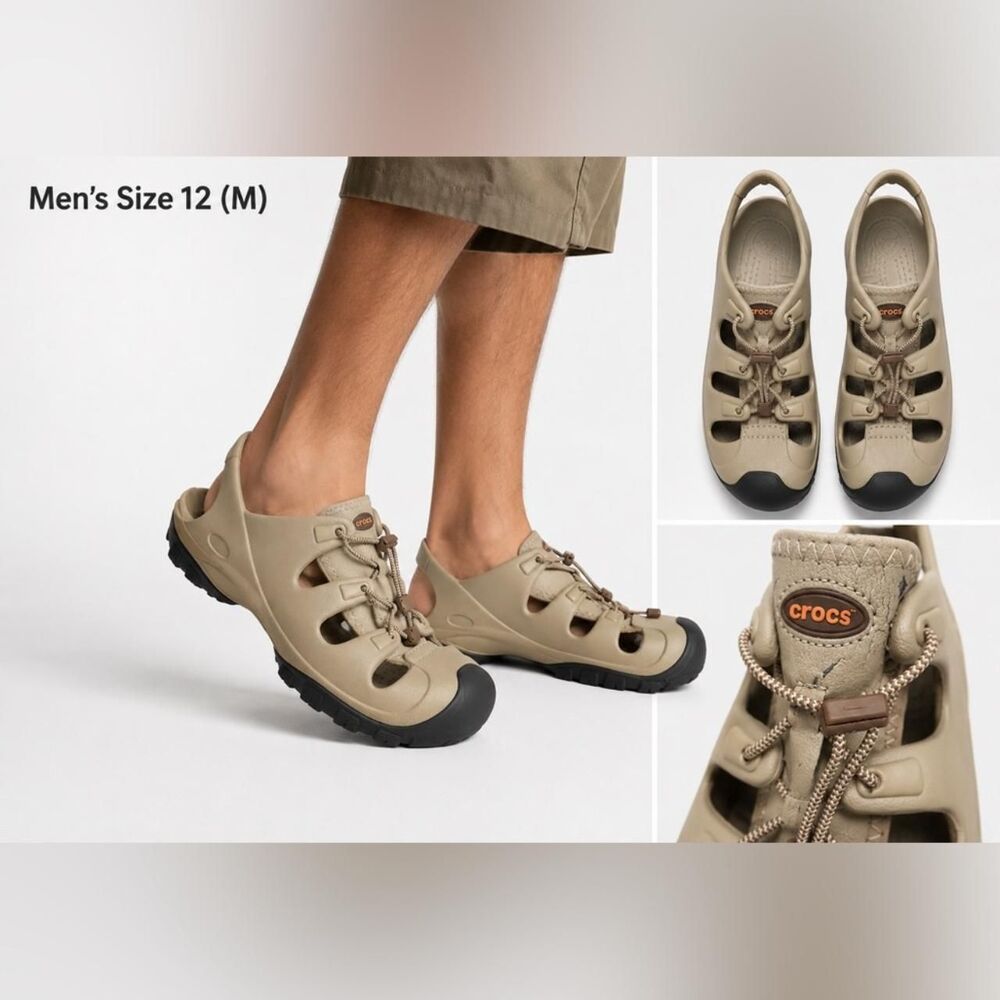 Crocs Men's Tan Sandals